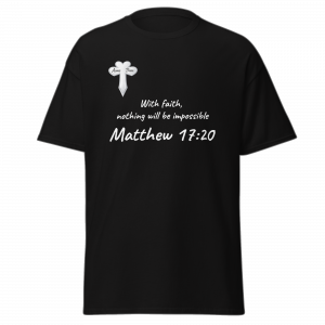 Light Over Darkness Essential Black Shirt